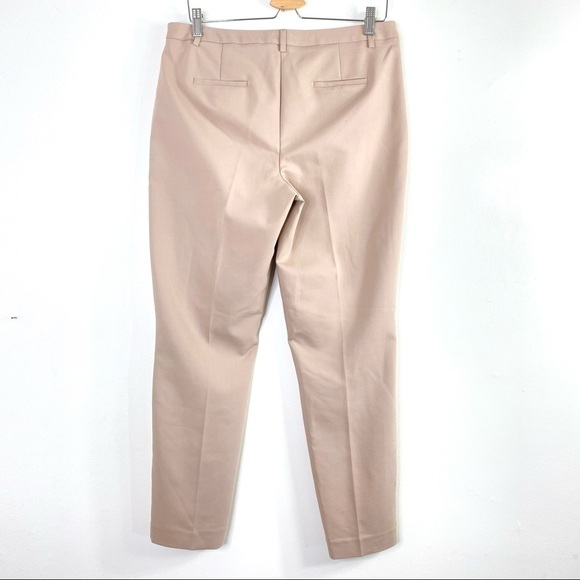 Larry Levine Stretch Ankle lags Trouser Pant Nude - Picture 4 of 7
